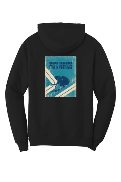 Pacific Vibrations Pullover Hooded Sweatshirt